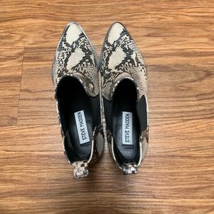 Steve Madden booties.